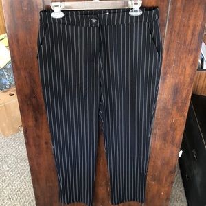 Eight Paris pinstripe trousers